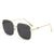 Elegante geometrische Rahmen-Sonnenbrille