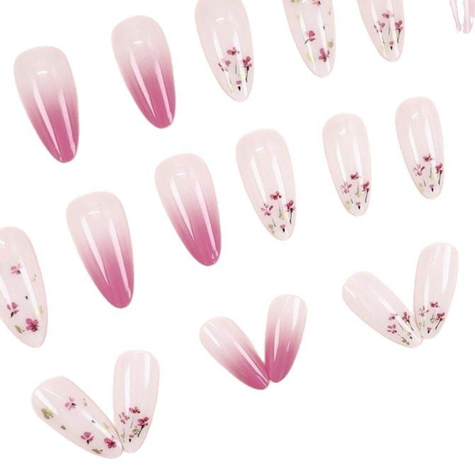 Premium Floral Acryl Nagelverstärkungen Brehn