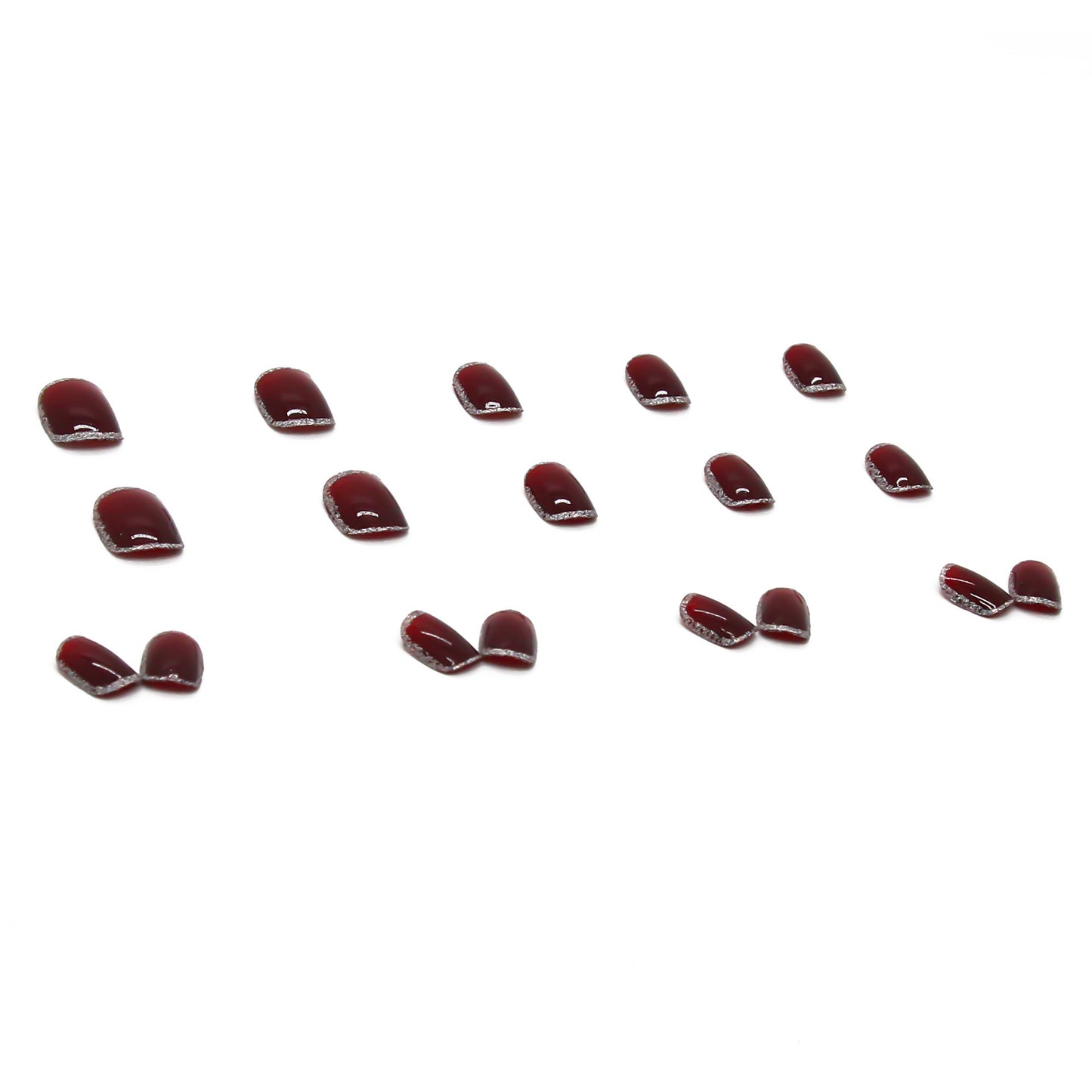 Dekorative Glitzer-Nagelkunst-Tipps Brehn