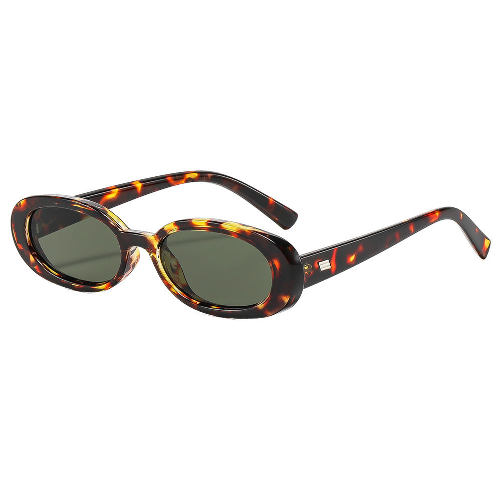 Stylische ovale Rahmen Sonnenbrille Brehn