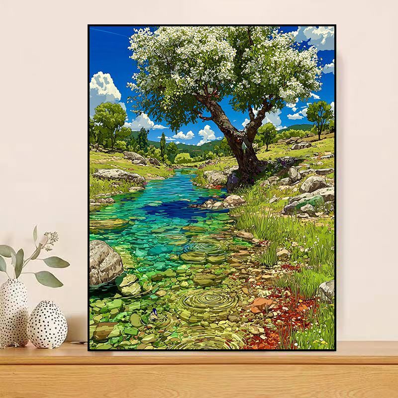 Florale Serenity Kunstdruck Brehn
