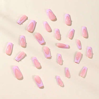 Elegante 3D Perlenakzent-Nagelkunstverlängerungen Brehn