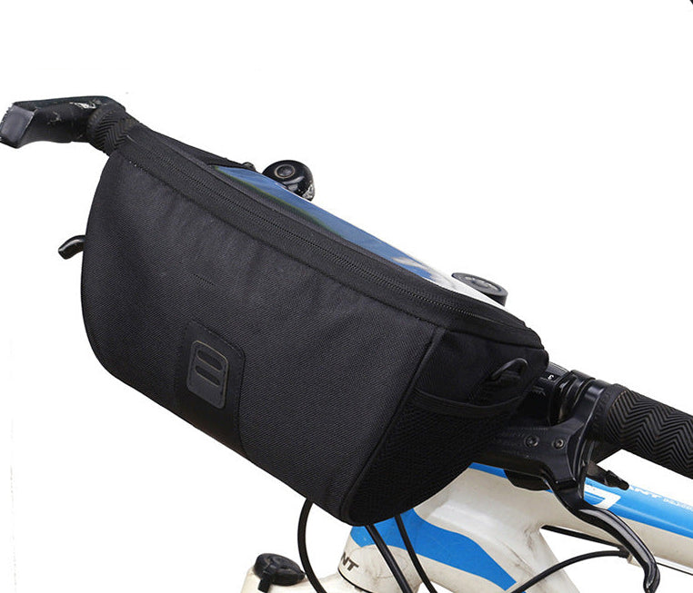 kompakte Fahrrad-Oberrohr-Storage-Tasche mit gepolstertem Handyfach und wasserdichtem Stoff Brehn