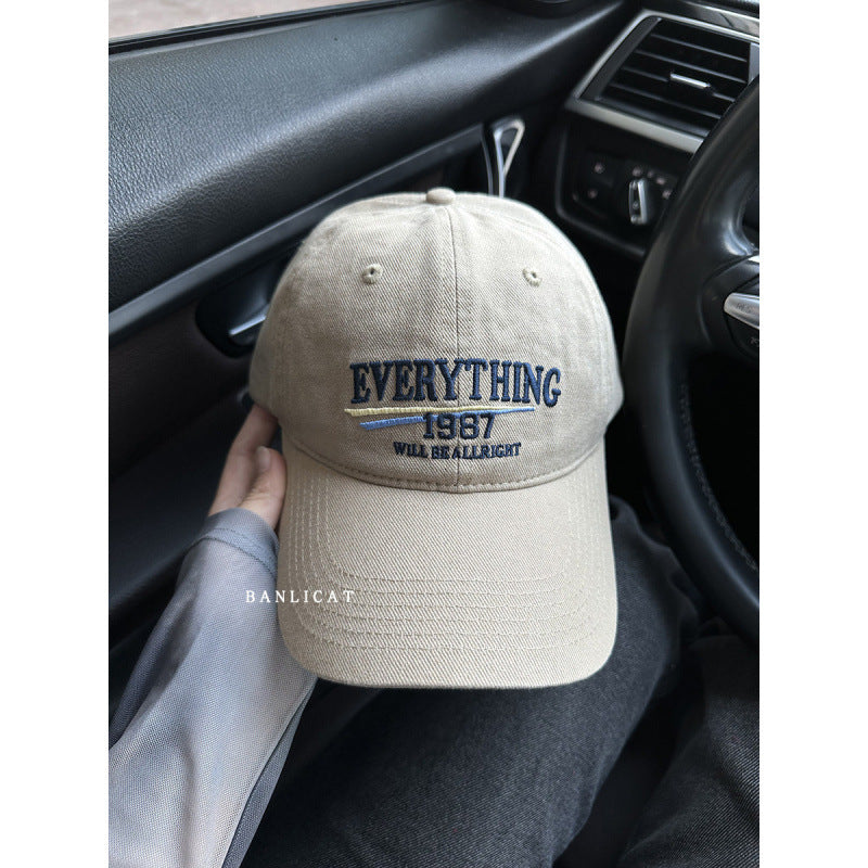 Herren Casual bestickte Statement Baseballmütze Brehn