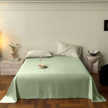 Luxuriöses Satin-Bettwäscheset mit seidig-glatter Oberfläche, Wendefunktion und Hotelverschluss