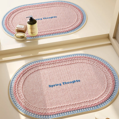 Herz-Muster Badezimmermatte Brehn