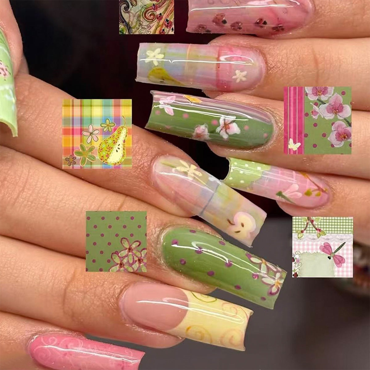 Moderner Kunstnagelset Brehn