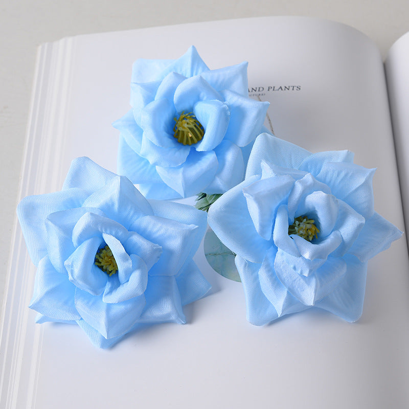 Elegante Stoffblumen-Haarsträuße