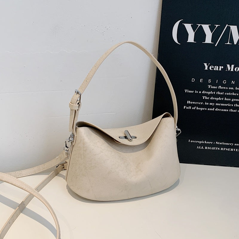 Elegante Soft-Suede Schultertasche Brehn