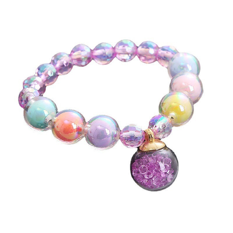 Armband Aus Bunten Glasperlen Brehn