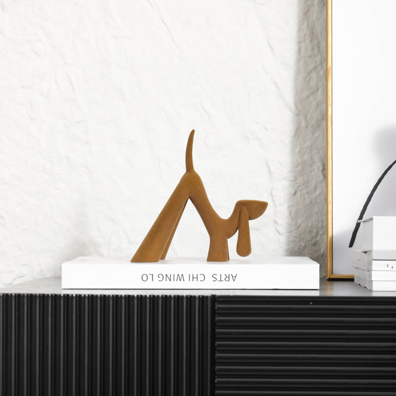Verspielte Hundefigur