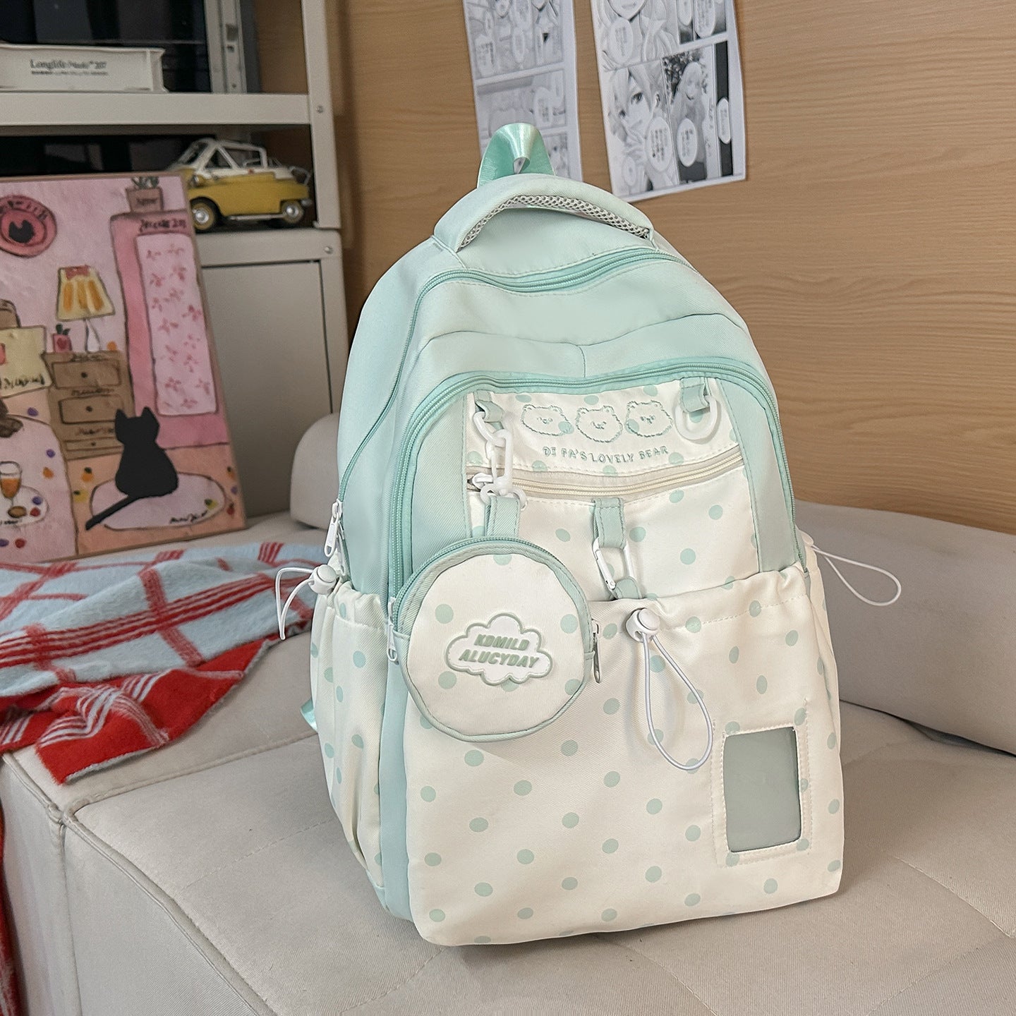 Spaß Charakter-Themen Multi-Taschen Schultasche