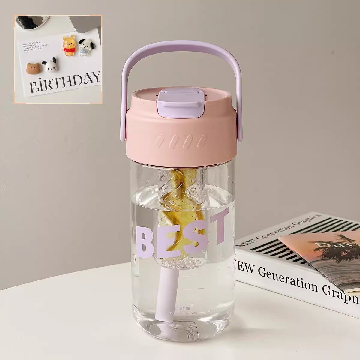 Damen BPA-freie Trinkflasche Brehn