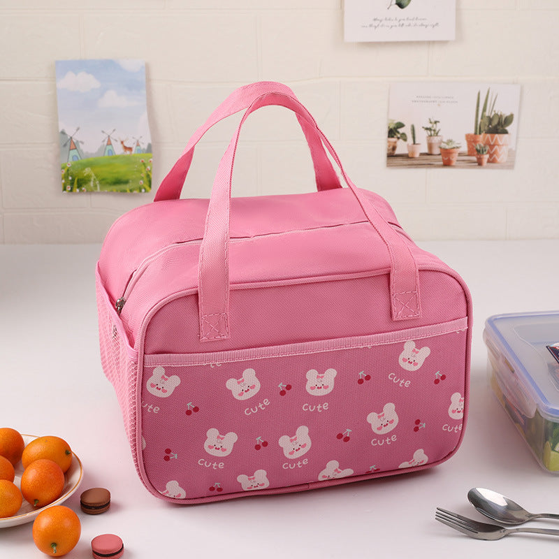 Süße Bären-Motiv isolierte Lunch Tasche Brehn