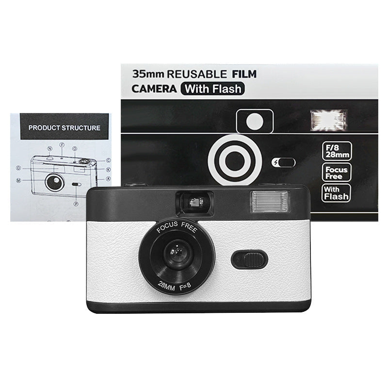Wiederverwendbare Filmkamera mit Blitz Brehn