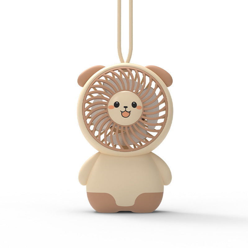 Damen Tragbarer Mini Tierventilator mit niedlichem Panda-Design Brehn