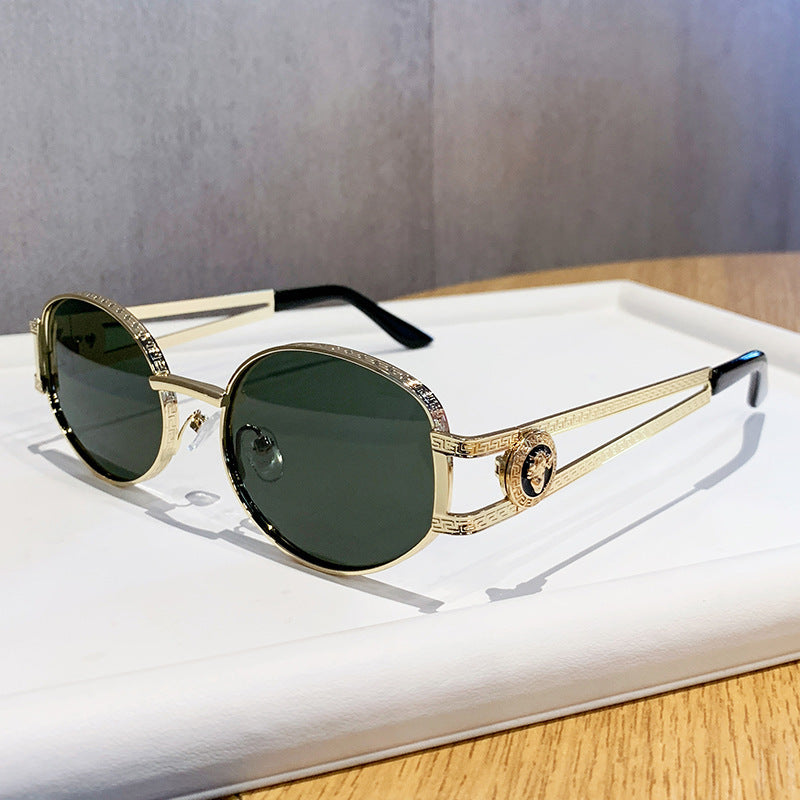 Damen elegante Sonnenbrille mit luxuriösem Rahmen und filigranem Design Brehn
