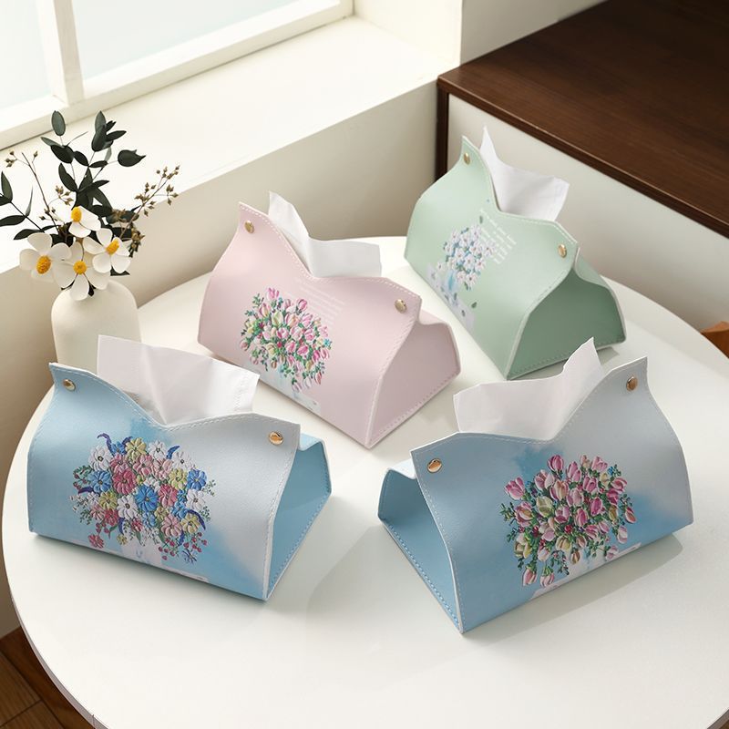 Dekorativer Blumenmuster-Gewebe-Boxabdeckung Brehn