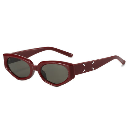 Zeitgenössische Schmetterlingsförmige Sonnenbrille Brehn
