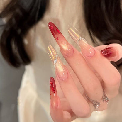 Glamouröse Stiletto-Nagelverlängerungen