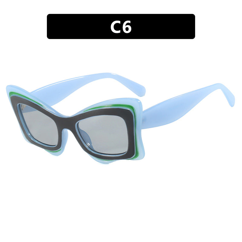 Damen oversized Sonnenbrille im extravaganten Design Brehn