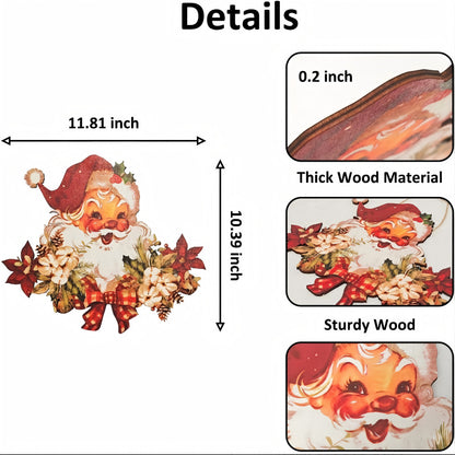 Dekoratives Holzschild mit Wintermotiven Brehn