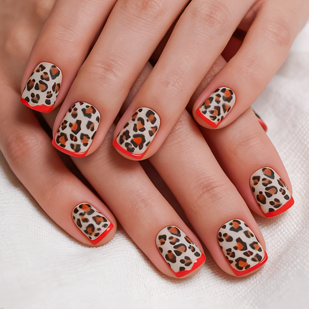 Künstlerisches Leopardenmuster Nagelkunstset Brehn