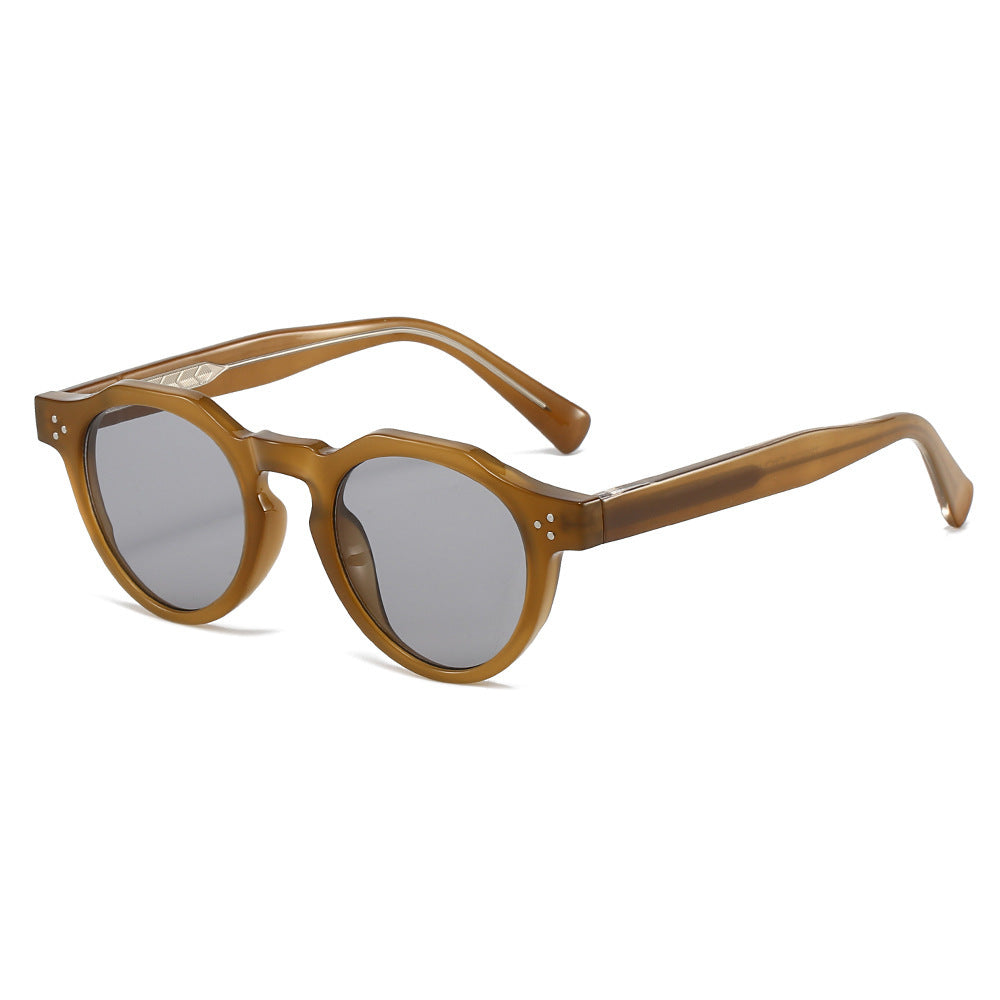 Damen Stilvolle Sonnenbrille im innovativen achteckigen Design Brehn