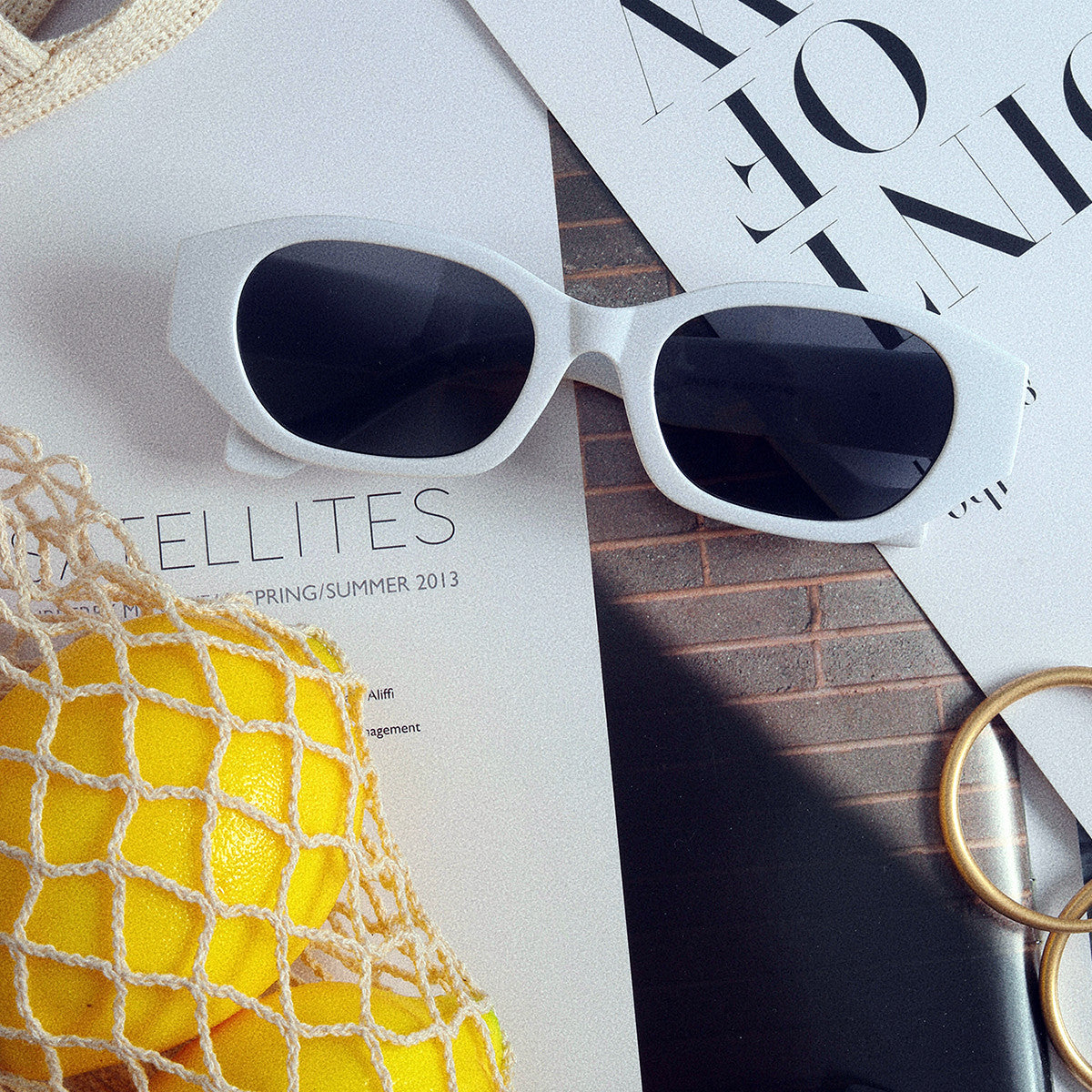 Damen modische Sonnenbrille mit stylischem Rahmen und UV-Schutz Brehn