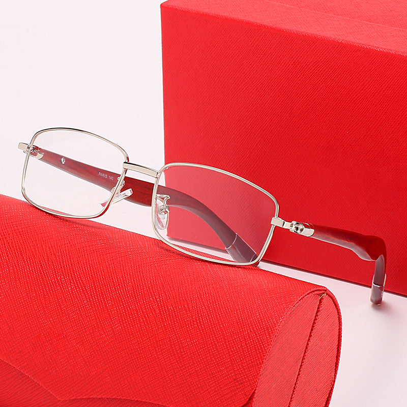Damen modische Sonnenbrille mit luxuriösem Metallrahmen und UV-Schutz Brehn