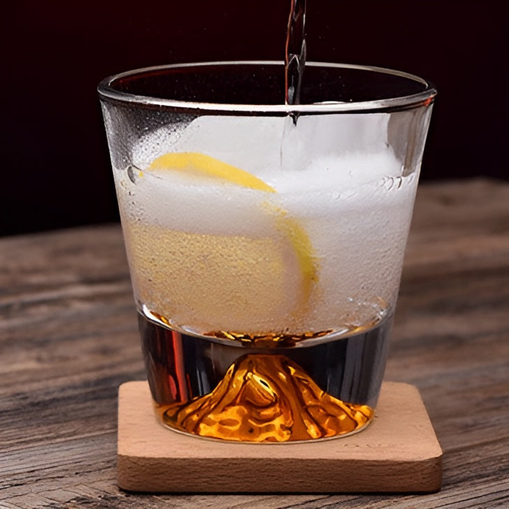 Whiskygläser mit Fuji-Motiv – Elegantes Set für Kenner