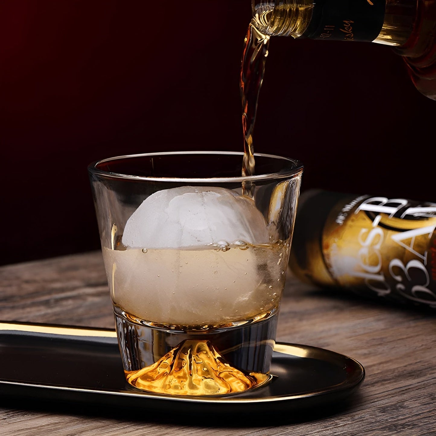 Whiskygläser mit Fuji-Motiv – Elegantes Set für Kenner