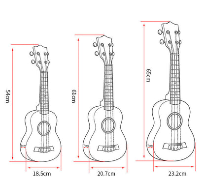 Hochwertige Holz-Ukulele Brehn