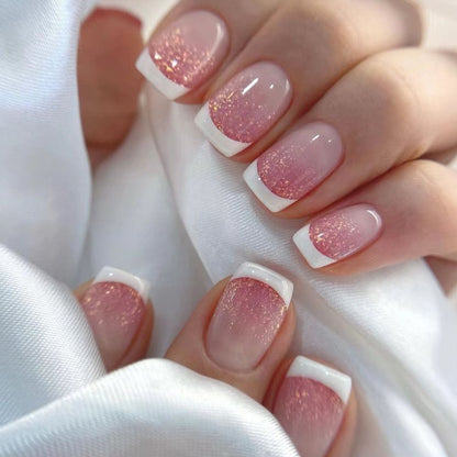 Elegante französische Spitzen-Acryl-Nagelverstärkungen Brehn 1789915301