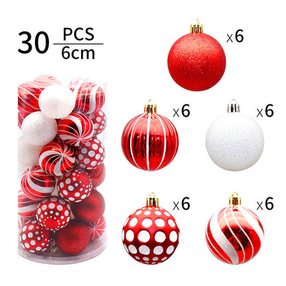 Dekorative bruchsichere Weihnachtsbaumkugeln Set Brehn