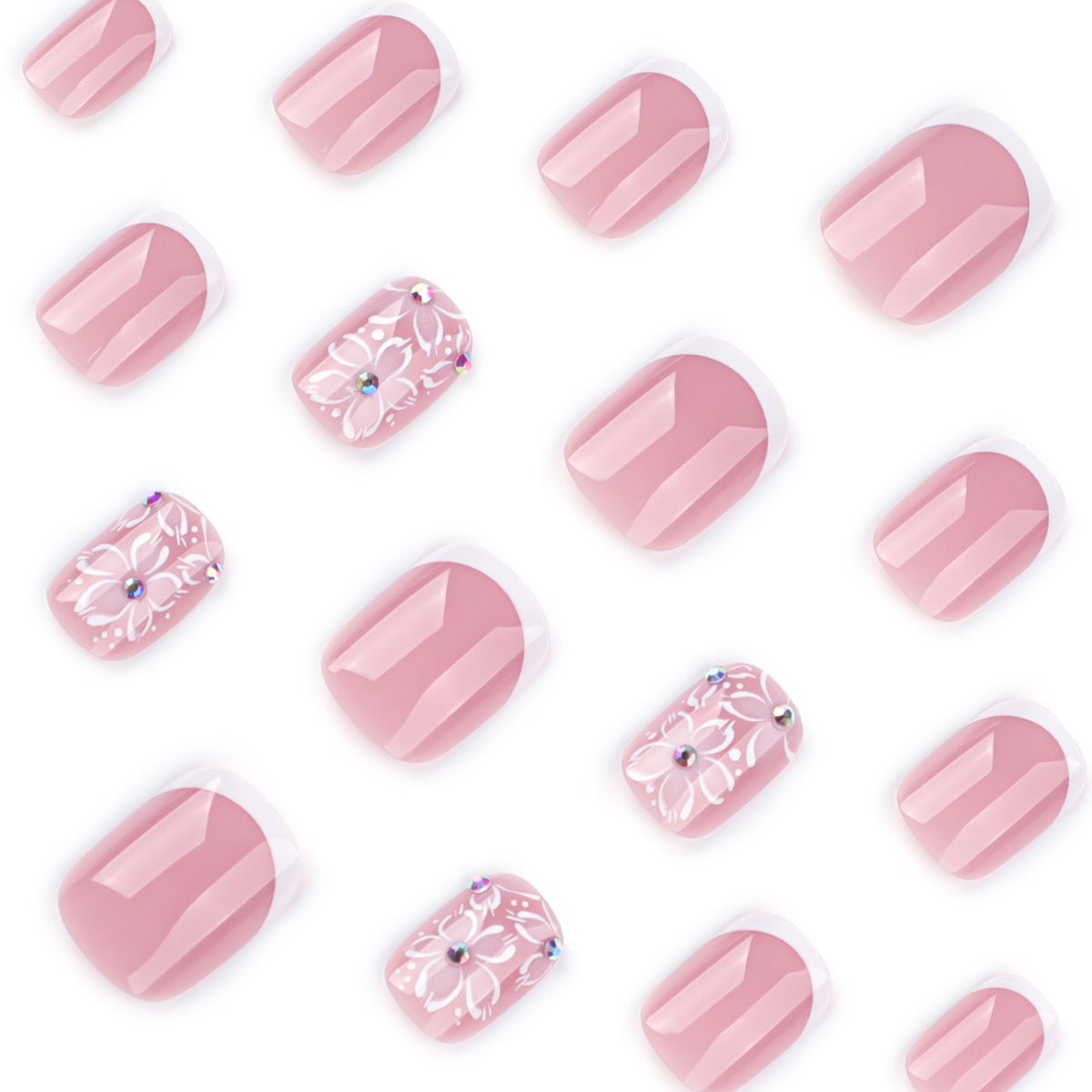 Kunstvolle Nagelkunst mit Blumendesign Brehn
