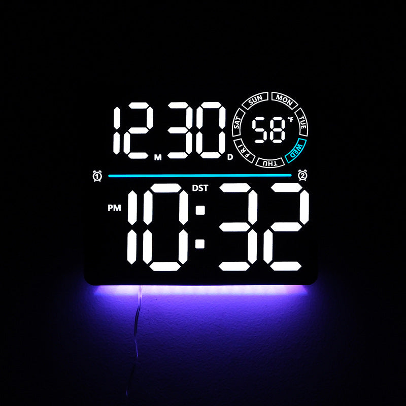 Digitale Wanduhr Brehn