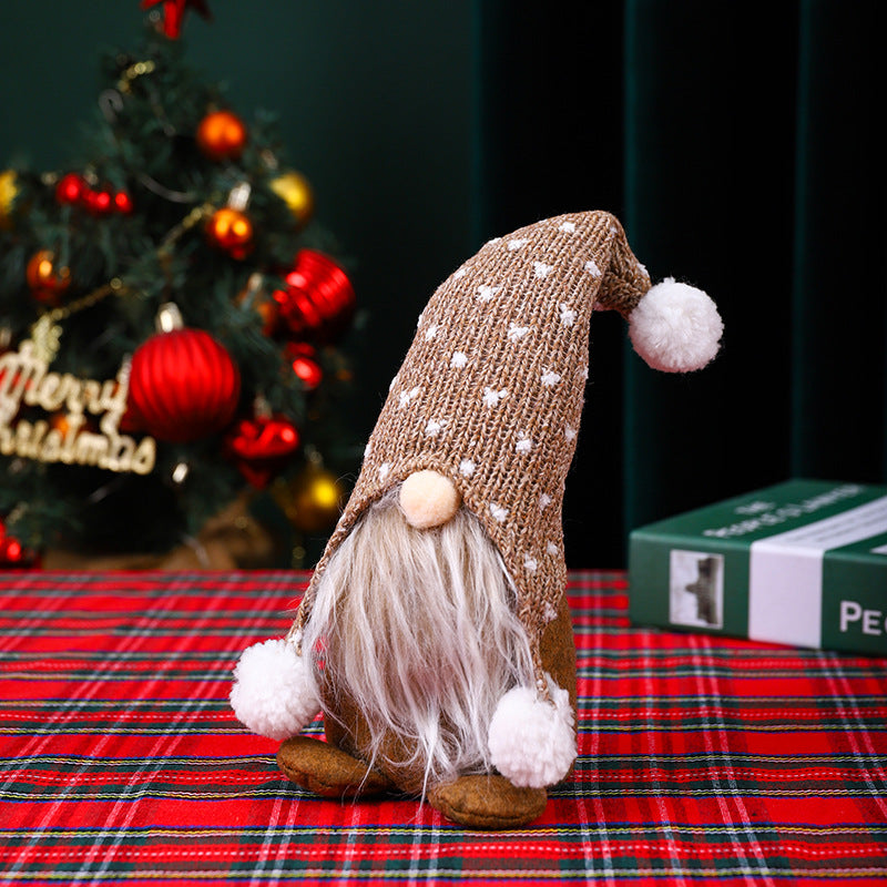 Dekorative Weihnachtsgnom Figur Brehn