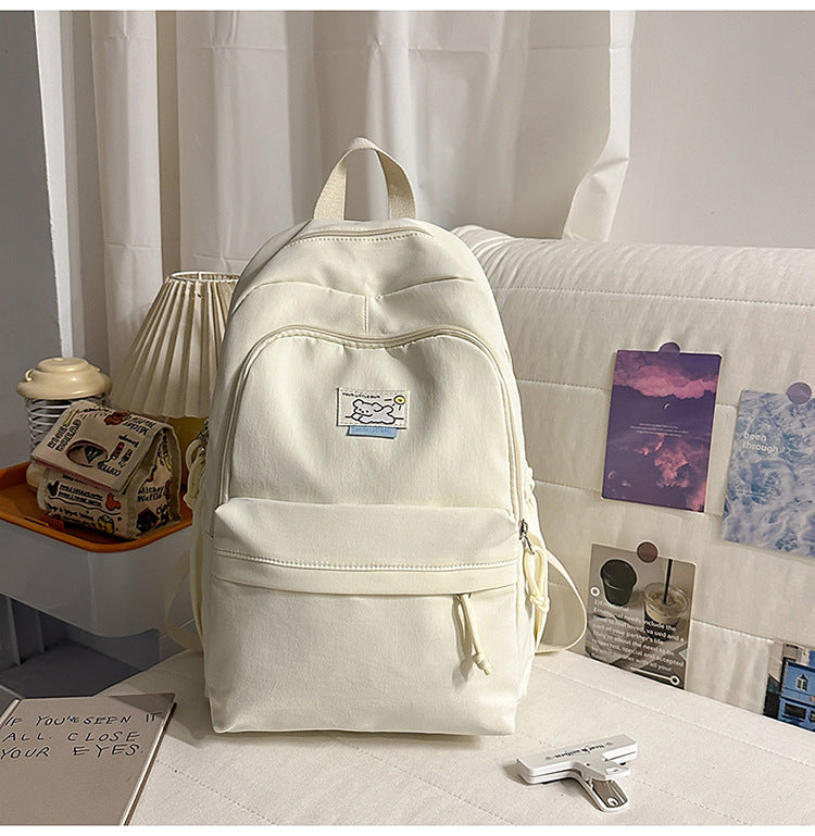 Lässiger Mehrfach-Taschen Schulrucksack