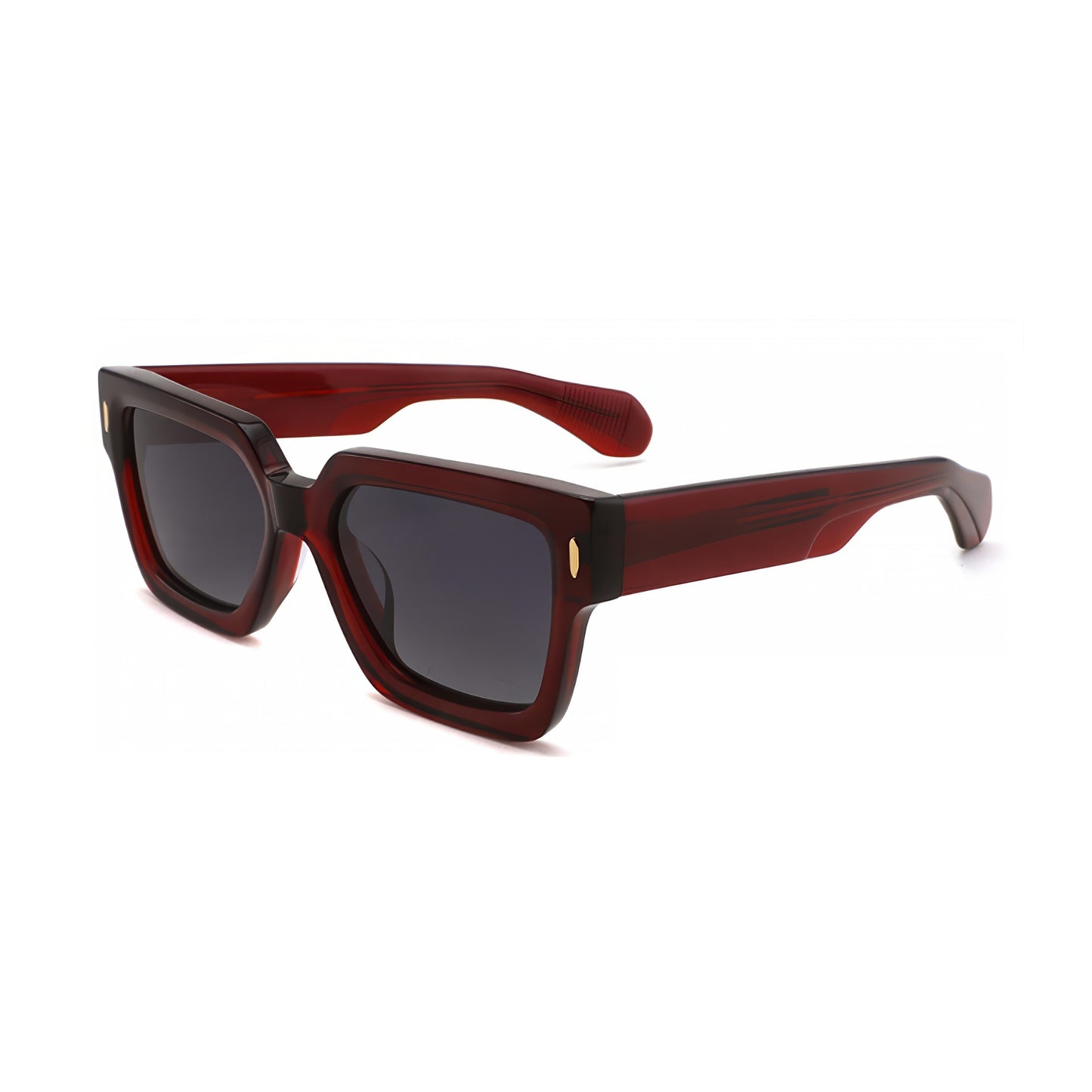 Damen modische Sonnenbrille im modernen, transparenten Hybrid-Design Brehn