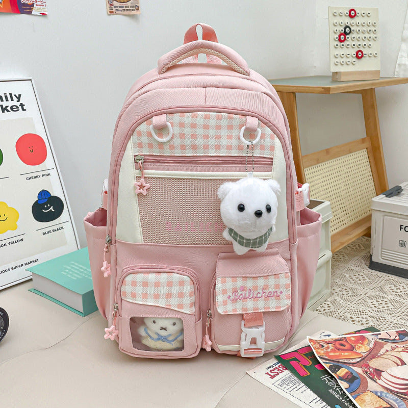 Modischer Gestreifter Multifunktionaler Rucksack