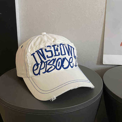 Damen Distressed Künstlerisch Bestickte Kappe Brehn