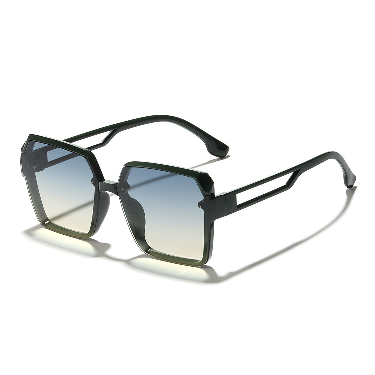 Damen oversized Sonnenbrille mit trendigem, transparentem Design Brehn