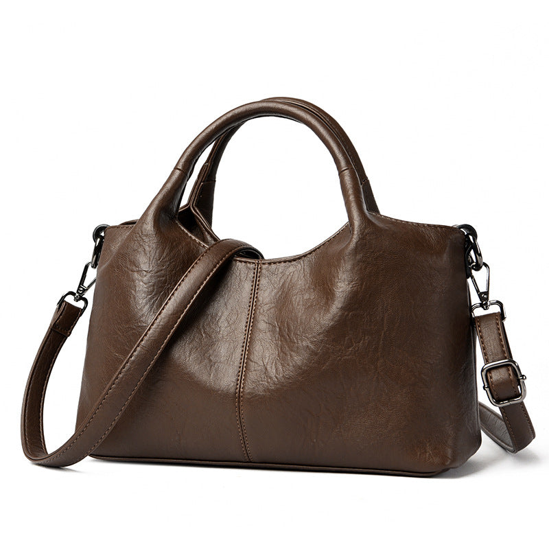 Klassische Kunstleder Handtasche Brehn