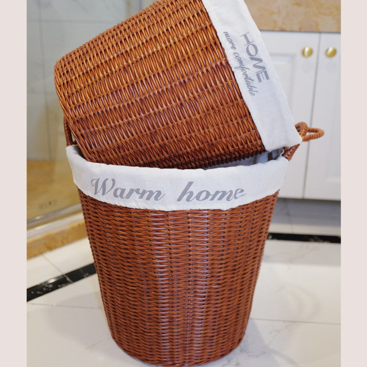 Wäschekorbset Aus Geflochtenem Material Brehn