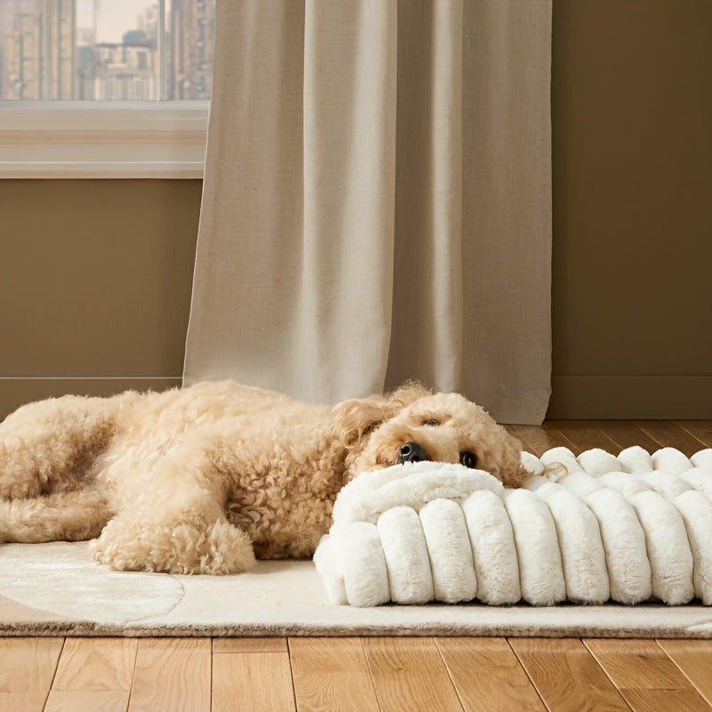 Plüsch Konturiertes Haustier Schlafmatte Hundebett