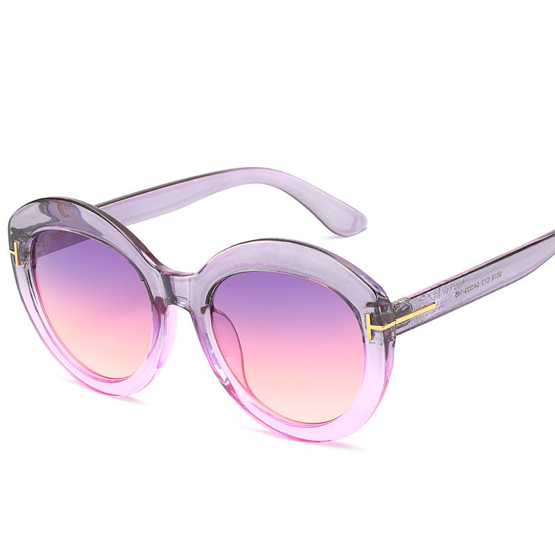 Oversized Gradient Lens Sonnenbrille Brehn