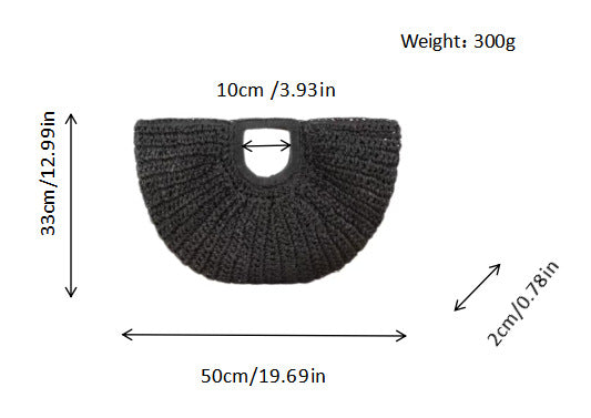 Handtasche mit Einzigartiger Faltstruktur Brehn