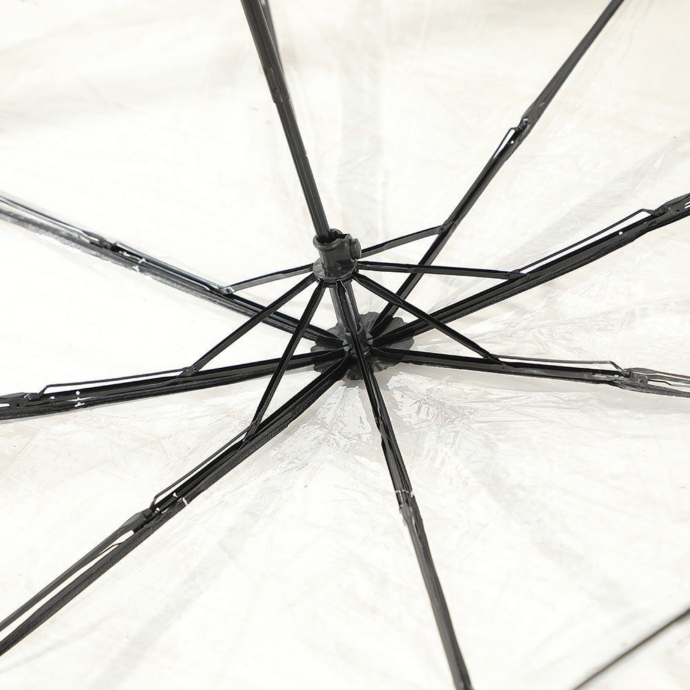 Damen Faltbarer Regenschirm mit Blumenmuster Brehn