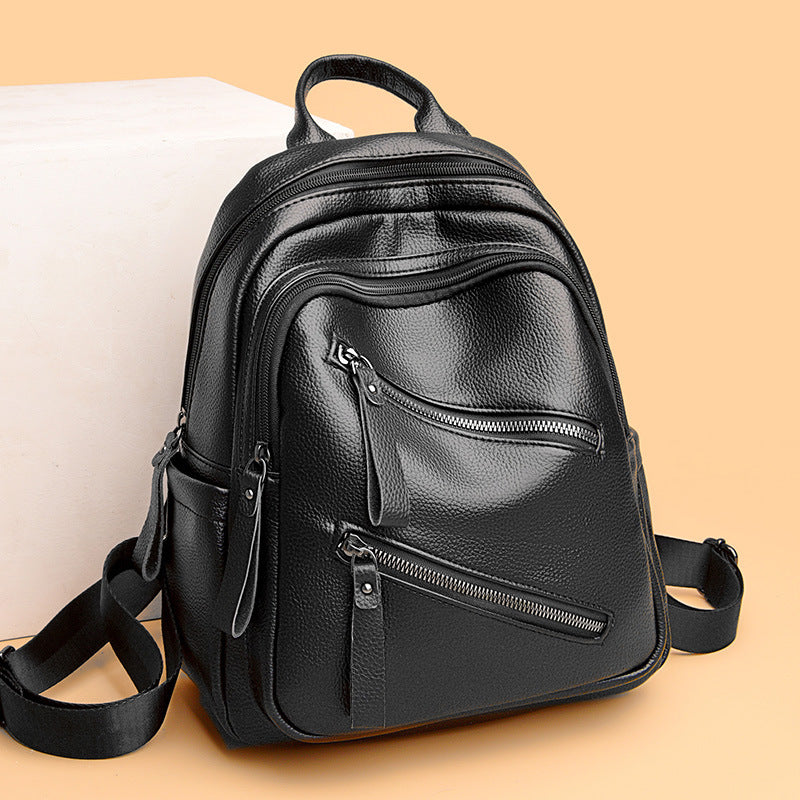 Modischer Leder Rucksack Brehn